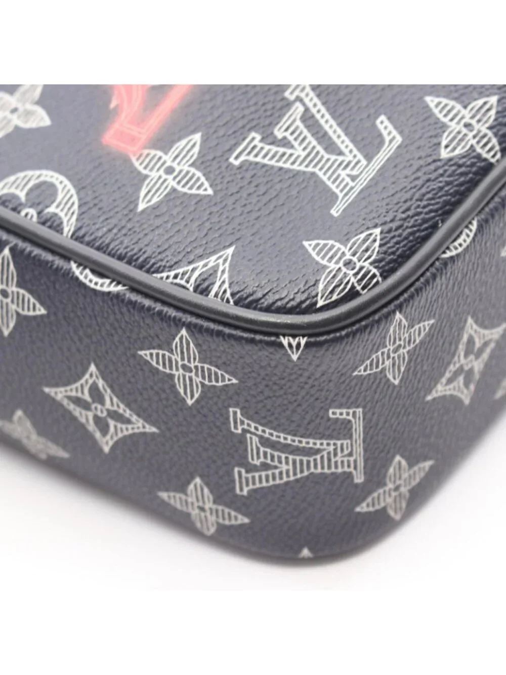 Louis Vuitton Shoulder Bag Danube PM Monogram Ink Upside Down Leather